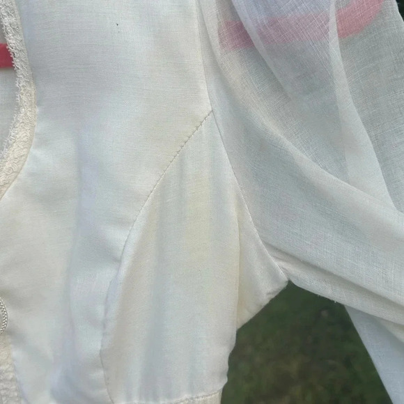 Vintage Jessica McClintock Gunne Sax Maxi  Dress Size XS Boho Prairie Romantic - Picture 9 of 14